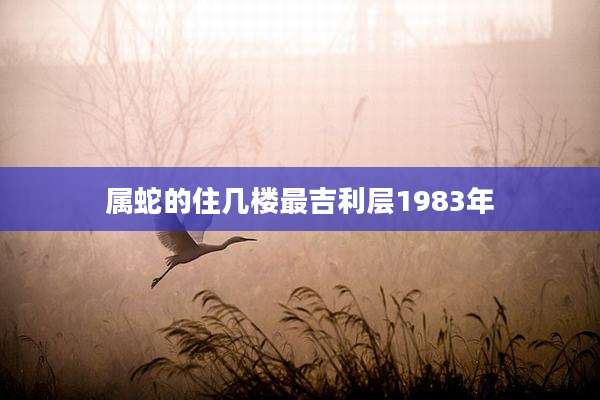 属蛇的住几楼最吉利层1983年