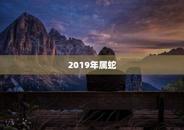 2019年属蛇