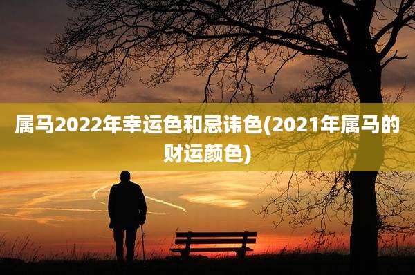 属马2022年幸运色和忌讳色(2021年属马的财运颜色)