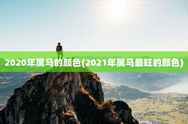 2020年属马的颜色(2021年属马最旺的颜色)