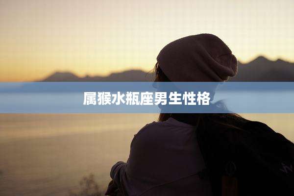 属猴水瓶座男生性格