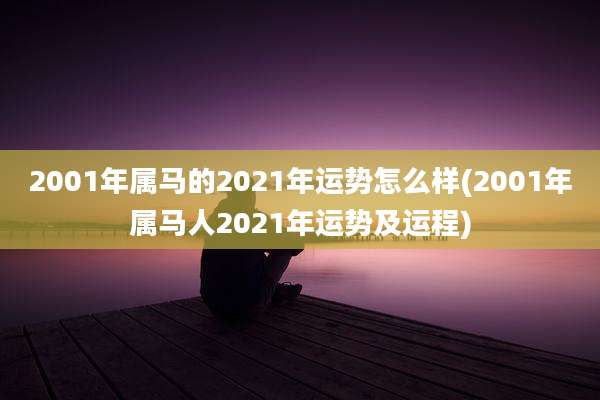 2001年属马的2021年运势怎么样(2001年属马人2021年运势及运程)