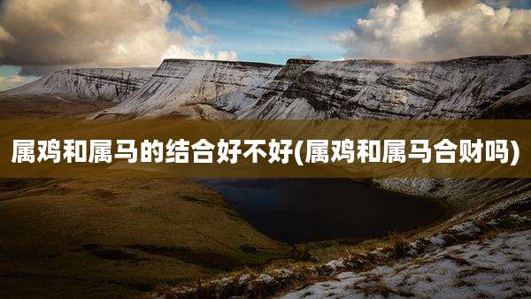 属鸡和属马的结合好不好(属鸡和属马合财吗)