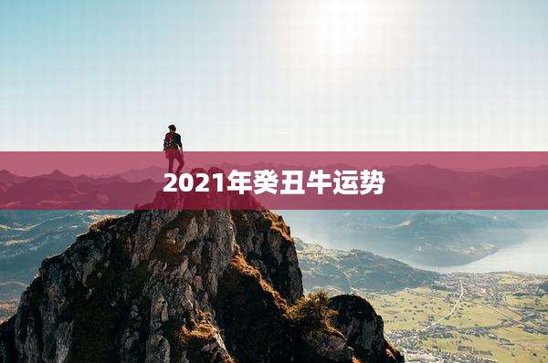 2021年癸丑牛运势