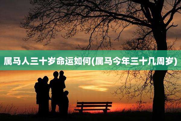 属马人三十岁命运如何(属马今年三十几周岁)