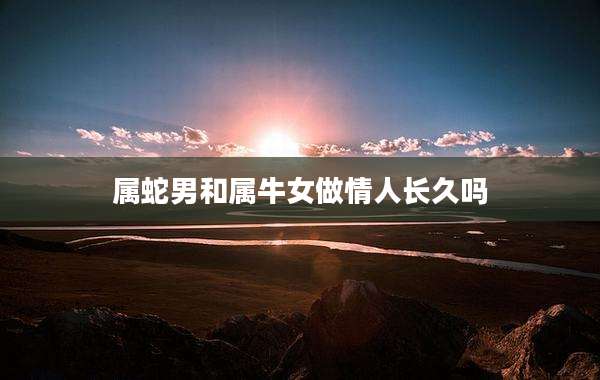 属蛇男和属牛女做情人长久吗
