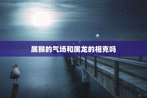 属猴的气场和属龙的相克吗
