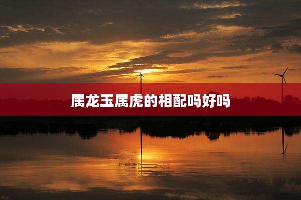 属龙玉属虎的相配吗好吗