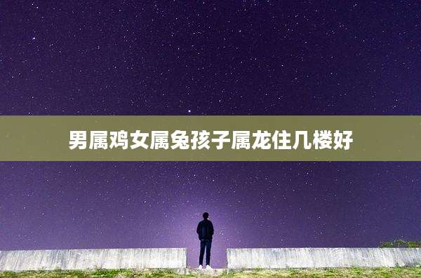 男属鸡女属兔孩子属龙住几楼好