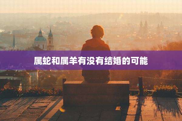 属蛇和属羊有没有结婚的可能