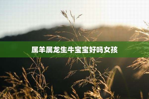 属羊属龙生牛宝宝好吗女孩