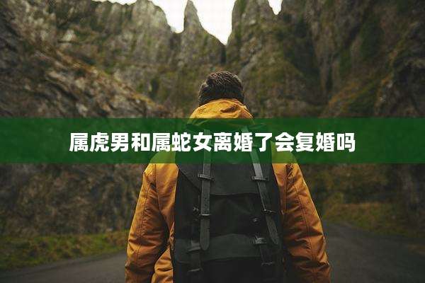 属虎男和属蛇女离婚了会复婚吗