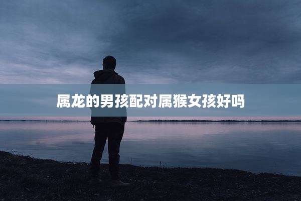 属龙的男孩配对属猴女孩好吗