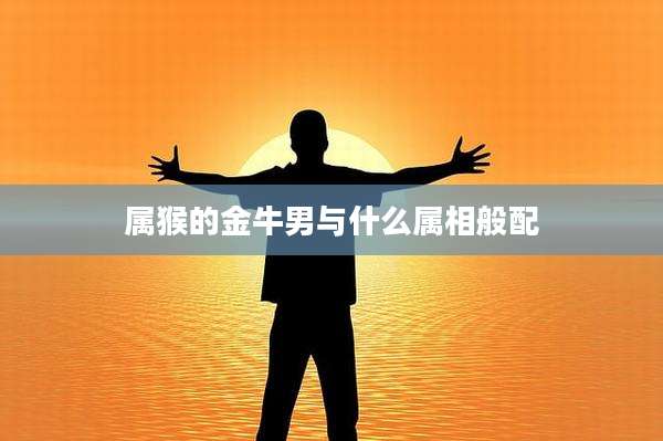 属猴的金牛男与什么属相般配