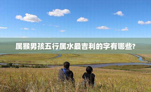 属猴男孩五行属水最吉利的字有哪些?