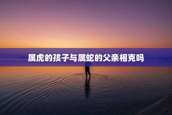 属虎的孩子与属蛇的父亲相克吗