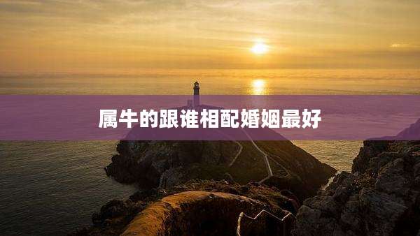 属牛的跟谁相配婚姻最好