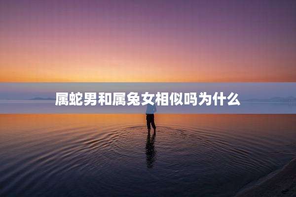 属蛇男和属兔女相似吗为什么