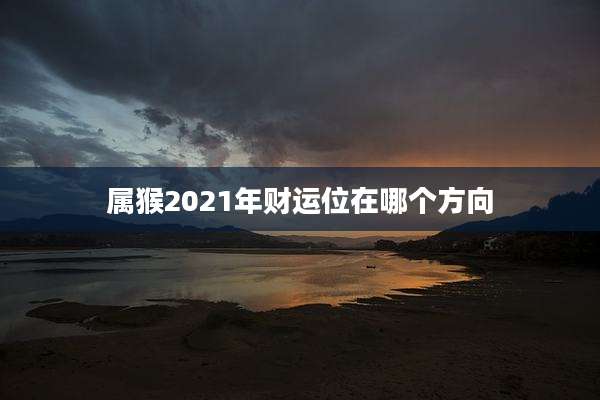 属猴2021年财运位在哪个方向