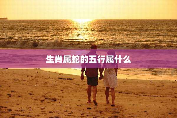 生肖属蛇的五行属什么