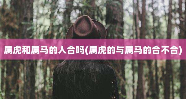 属虎和属马的人合吗(属虎的与属马的合不合)