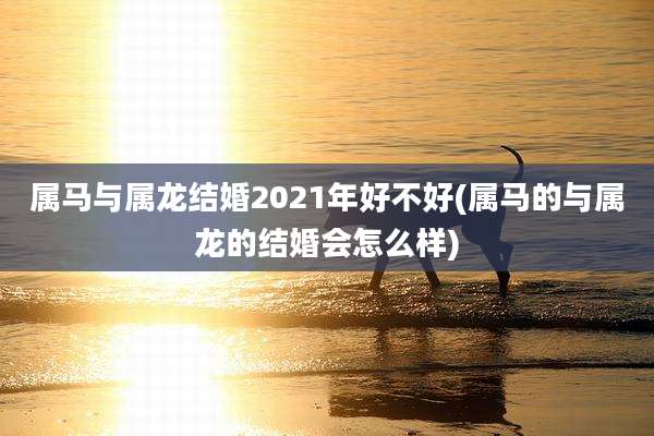 属马与属龙结婚2021年好不好(属马的与属龙的结婚会怎么样)