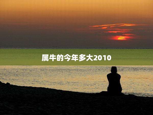 属牛的今年多大2010