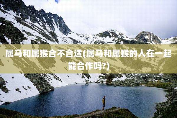 属马和属猴合不合适(属马和属猴的人在一起能合作吗?)