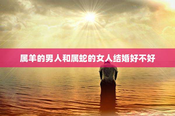 属羊的男人和属蛇的女人结婚好不好