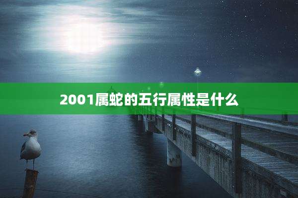 2001属蛇的五行属性是什么