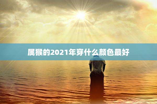 属猴的2021年穿什么颜色最好