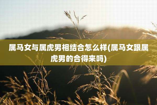 属马女与属虎男相结合怎么样(属马女跟属虎男的合得来吗)