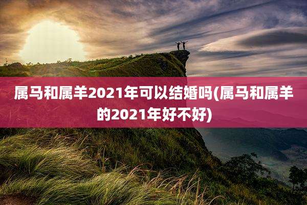 属马和属羊2021年可以结婚吗(属马和属羊的2021年好不好)
