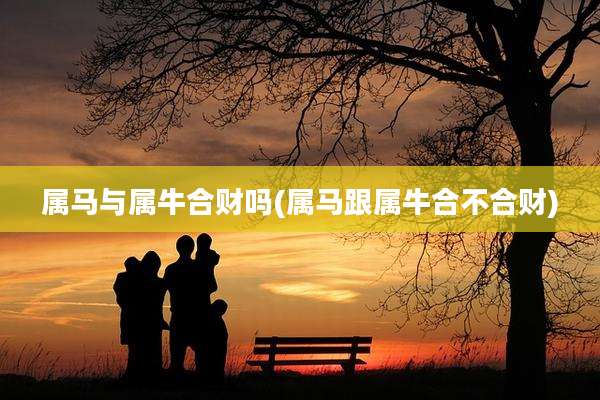 属马与属牛合财吗(属马跟属牛合不合财)