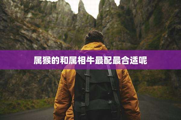 属猴的和属相牛最配最合适呢
