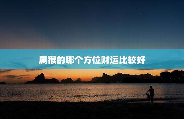 属猴的哪个方位财运比较好