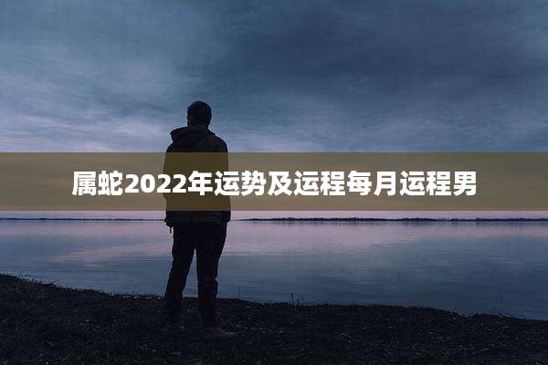 属蛇2022年运势及运程每月运程男