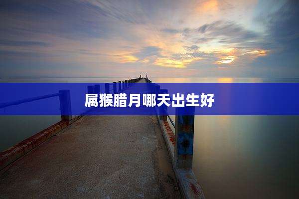 属猴腊月哪天出生好