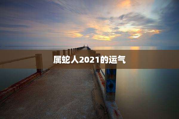 属蛇人2021的运气