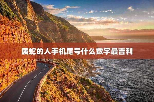 属蛇的人手机尾号什么数字最吉利