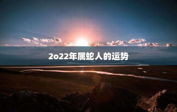2o22年属蛇人的运势