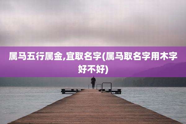 属马五行属金,宜取名字(属马取名字用木字好不好)