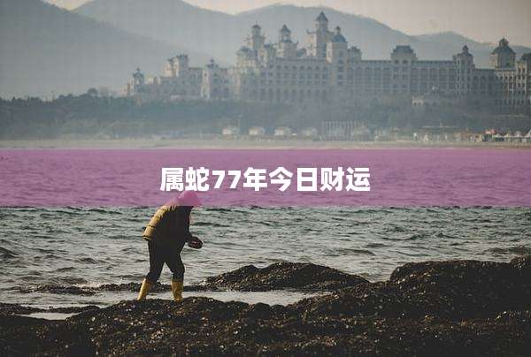 属蛇77年今日财运