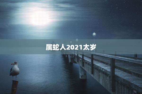 属蛇人2021太岁