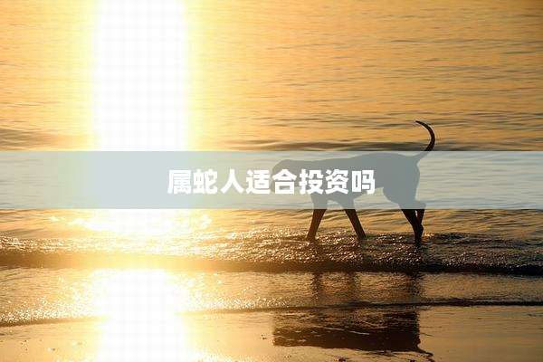 属蛇人适合投资吗