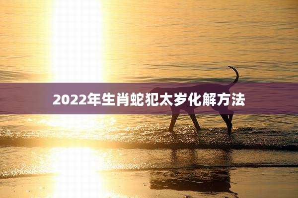 2022年生肖蛇犯太岁化解方法