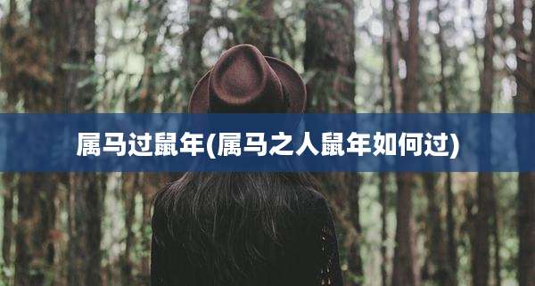 属马过鼠年(属马之人鼠年如何过)