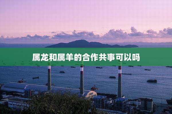 属龙和属羊的合作共事可以吗
