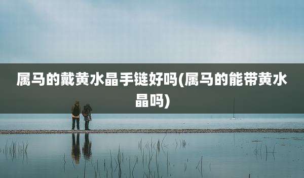 属马的戴黄水晶手链好吗(属马的能带黄水晶吗)