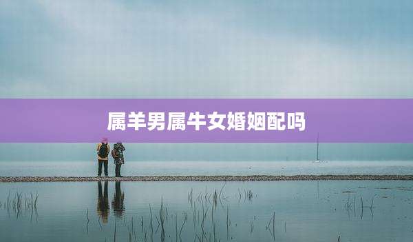 属羊男属牛女婚姻配吗